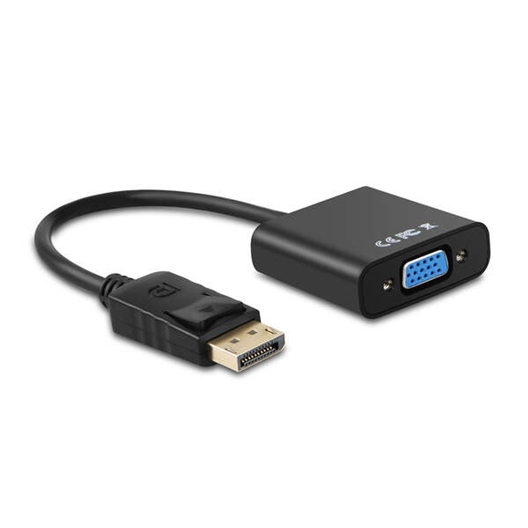 Aisens Conversor Displayport a SVGA - DP/M-SVGA/H - 15cm - Color Negro 1
