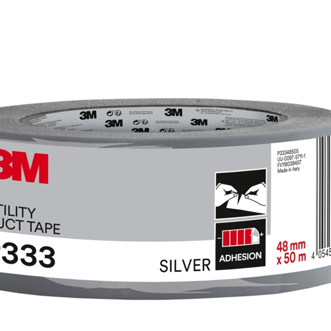 3M Cinta Adhesiva Americana - 48mm x 50m - Color Plata 1