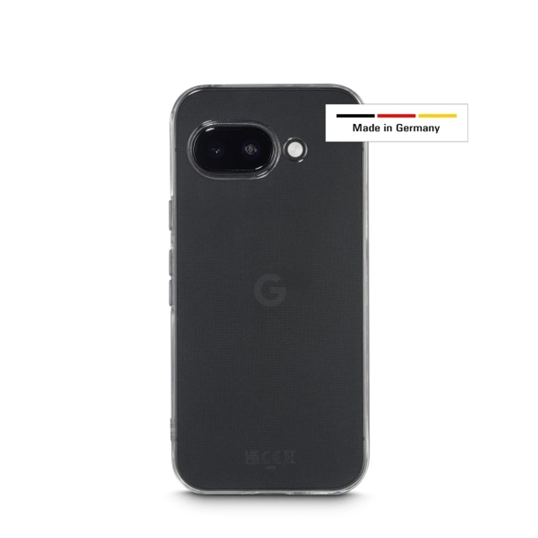 Hama Always Clear Funda Google Pixel 9A - Antideslizante - Poliuretano Termoplastico - Bordes Elevados - Color Transparente 1