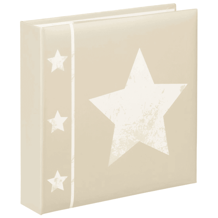 Hama Skies Album de Fotos - Capacidad para 200 Fotos 10x15cm - Insercion Lateral - Tapa Plastificada - 22.5x22cm - Color Beige 1