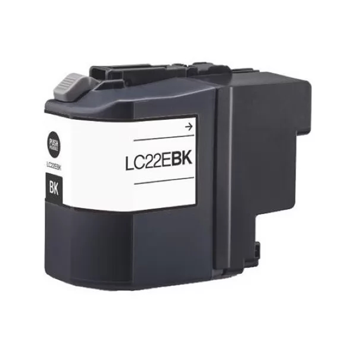 Brother LC22E Negro Cartucho de Tinta Generico - Reemplaza LC22EBK 1