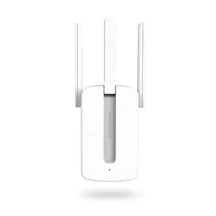 Mercusys Repetidor Amplificador Extensor de Red WiFi - Hasta 300Mbps - Tecnologia MIMO - Boton WPS - 3 Antenas Externas 1
