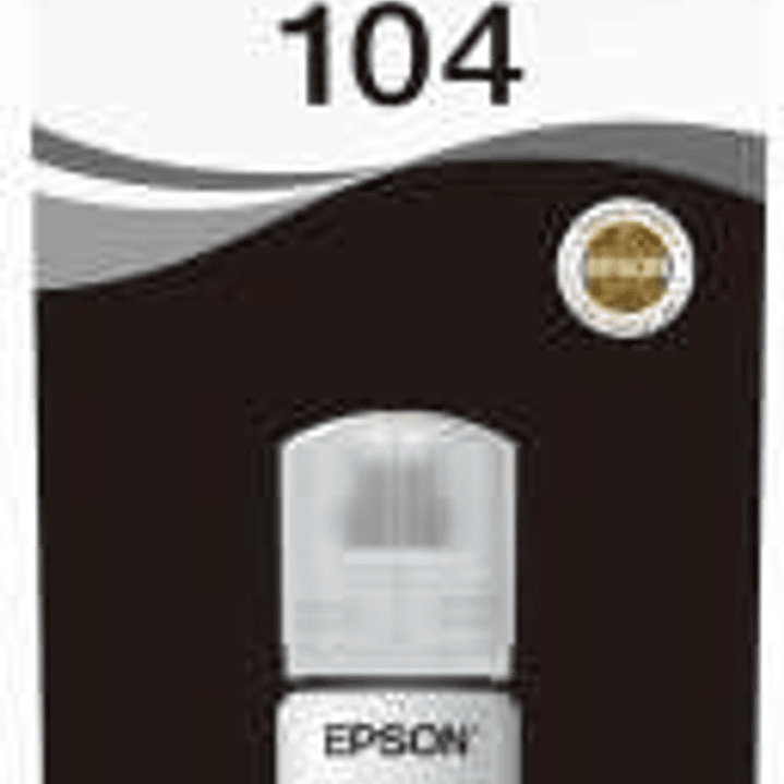 Epson 104 Negro Botella de Tinta Original - C13T00P140 1