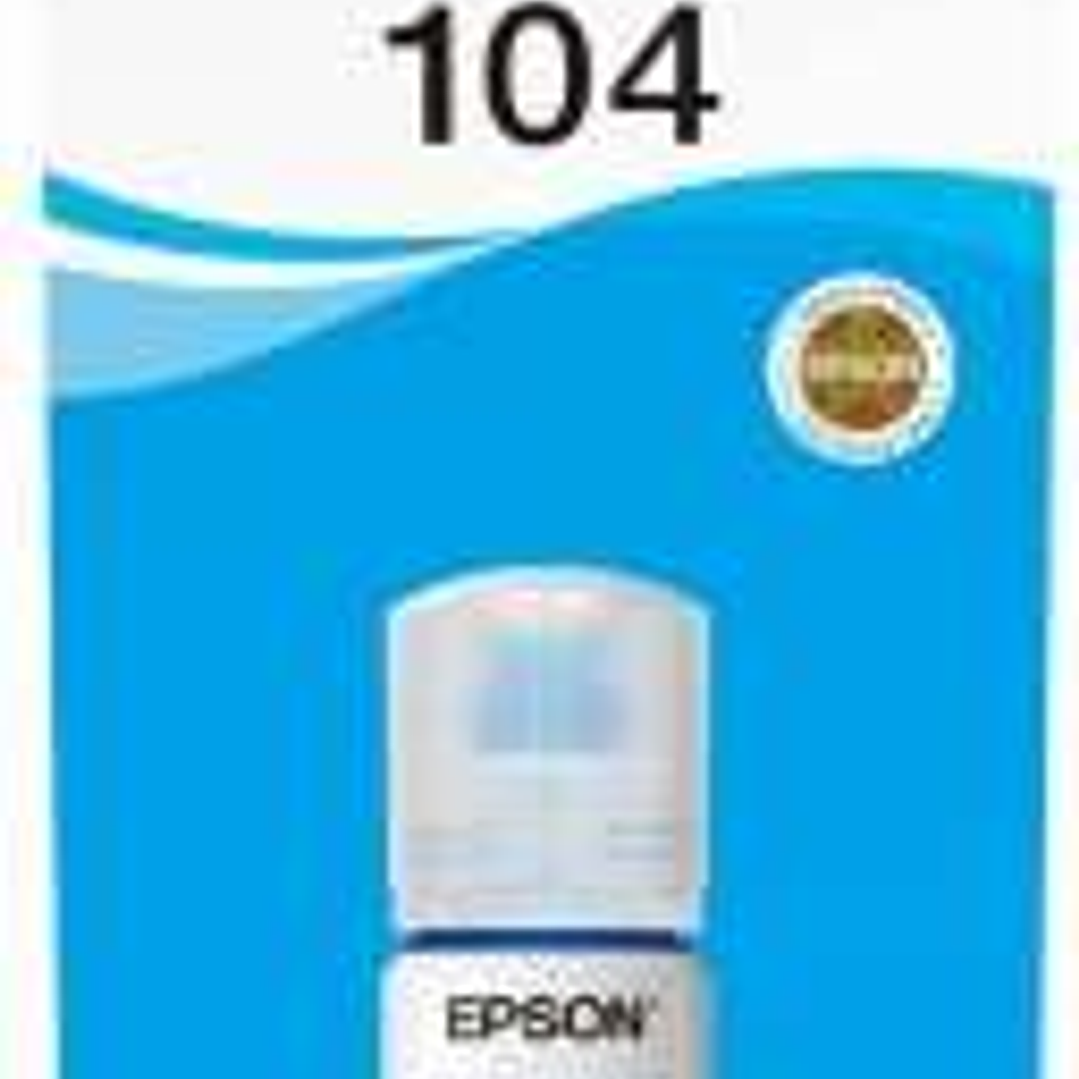 Epson 104 Cyan Botella de Tinta Original - C13T00P240 1