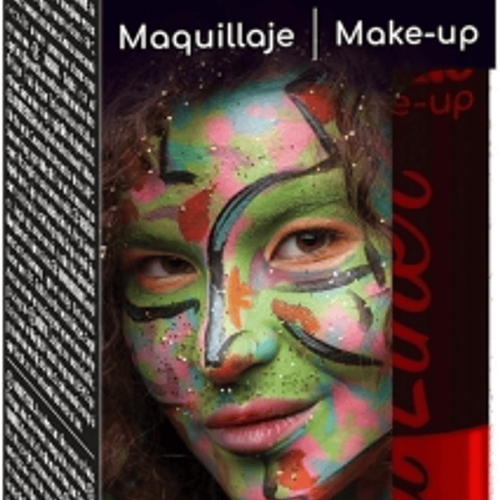 Alpino Make-up Liquid Liner Pack con 4 Botes de Maquillaje Liquido con Aplicador - Se Lava con Agua - Testado Dermatologicamente - Color Rojo 1