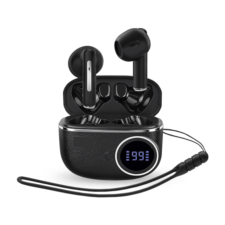 Energy Sistem ChargeView TWS Auriculares - Bluetooth 5.4 - Tecnologia True Wireless - 20h Autonomia - Display con Estado de Bateria - Color Negro 1