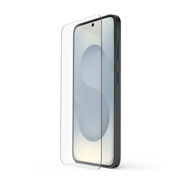 Hama Clear Protect Protector de Pantalla para Samsung Galaxy S25+ - Antihuellas - Vidrio de Seguridad - Grado de Dureza 9H - Color Transparente 1