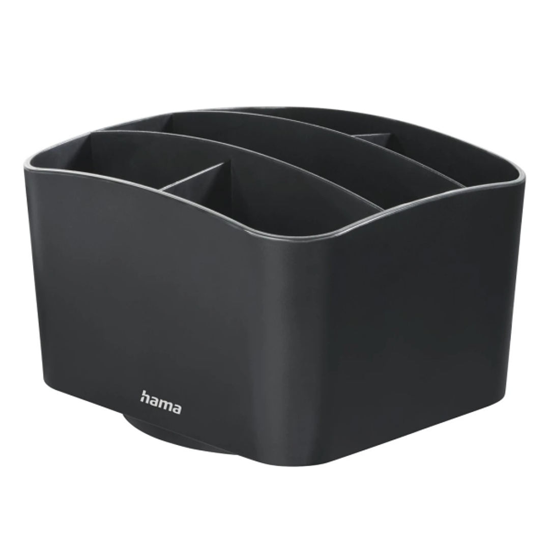 Hama Agent Organizador de Mandos a Distancia - Capacidad hasta 6 Mandos - Plastico - 13.7x12x8.8cm - Color Negro 1