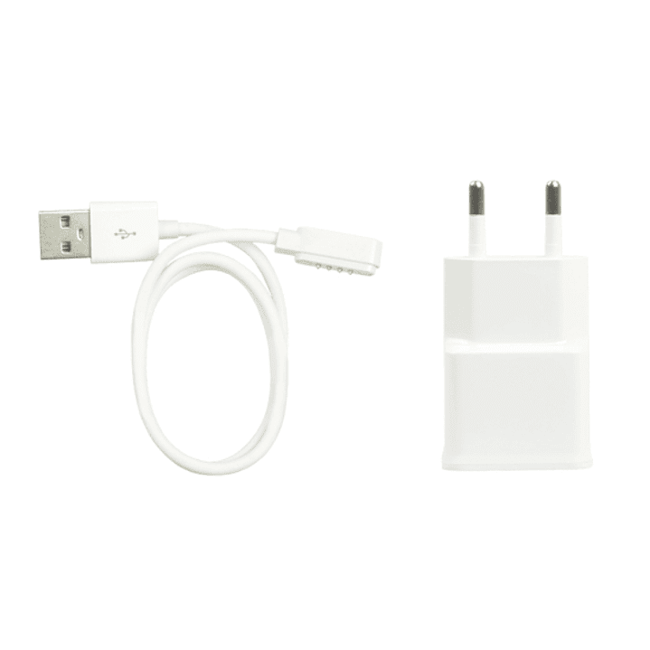Savefamily Cargador de pared + Cable para Relojes Savefamily - 5V - Color Blanco 1