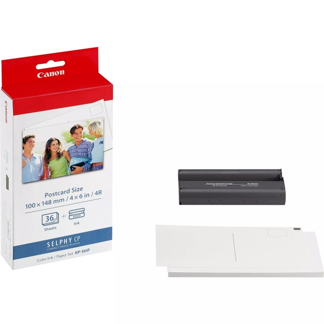 Canon KP-36IP Pack de Tinta Original y 36 Hojas Papel Fotografico, 100x148 mm - 7737A001 1