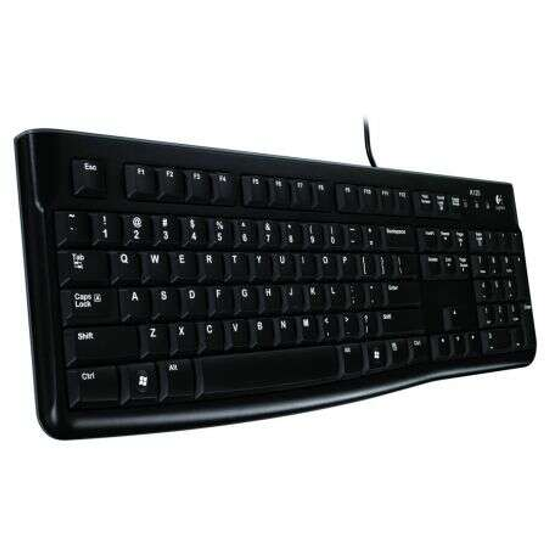 Logitech K120 Teclado USB - Resistente a Salpicaduras - Cable de 1.50m 1