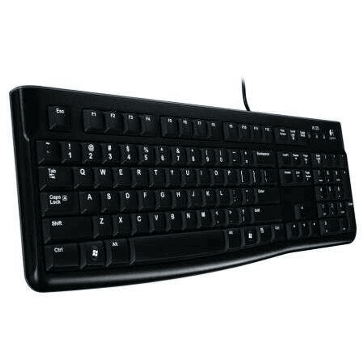 Logitech K120 Teclado USB - Resistente a Salpicaduras - Cable de 1.50m 1