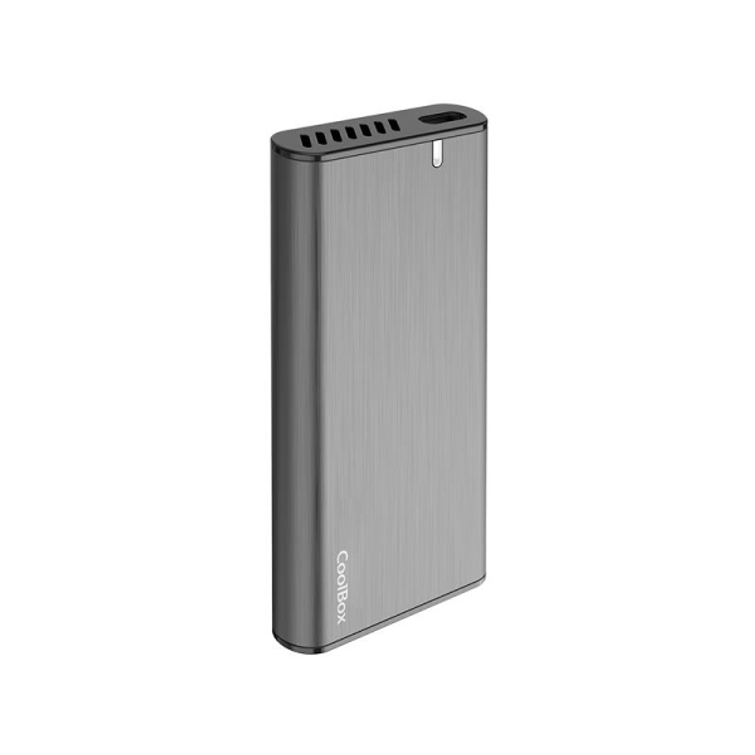 Coolbox MiniChase NS31 Carcasa Externa SSD M.2 NVMe/SATA - USB-C 3.2 Gen2 - Aluminio - Color Gris 1