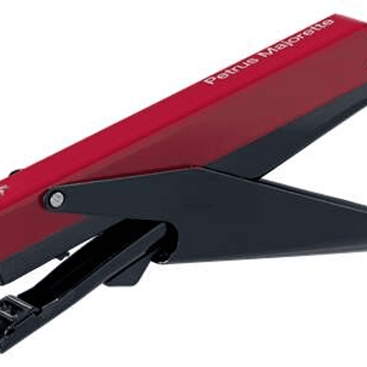 Petrus 205 Mini Majorette Grapadora de Tenaza + 1 Caja 600 Grapas - Hasta 10 Hojas - Grapado Cerrado - Colores Surtidos 1