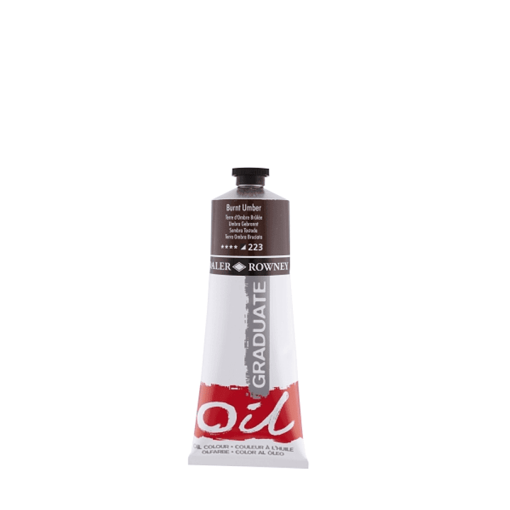 Daler Rowney Graduate Pintura al Oleo - Tubo de Aluminio - 220ml - Color Sombra Tostada 1