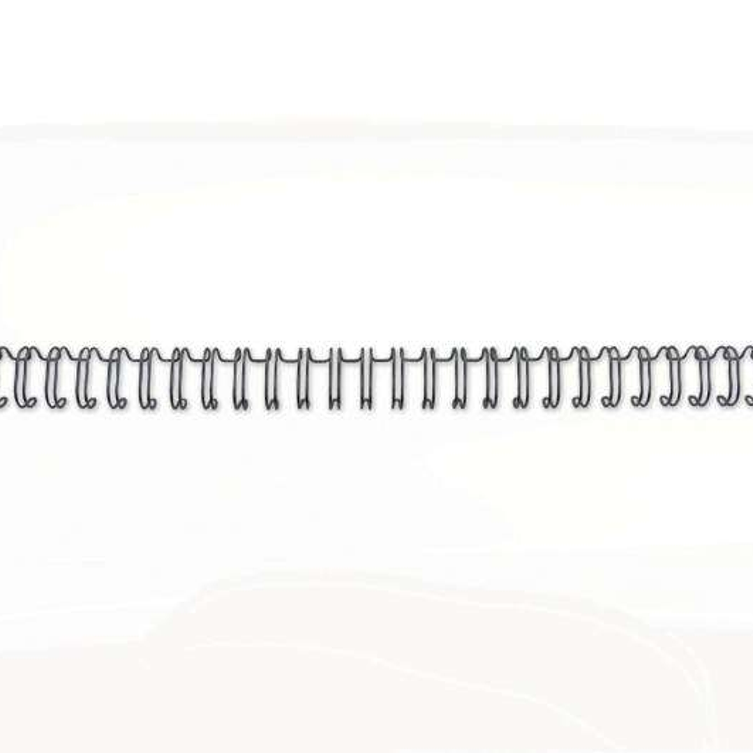 GBC Wirebind Pack de 100 Alambres de Encuadernacion 9.5mm para Paso 3:1 Redondo o Cuadrado - Formato A4 - Para 34 Orificios - Encuaderna hasta 70 Hoja 1