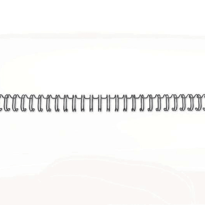 GBC Wirebind Pack de 100 Alambres de Encuadernacion 9.5mm para Paso 3:1 Redondo o Cuadrado - Formato A4 - Para 34 Orificios - Encuaderna hasta 70 Hoja 1