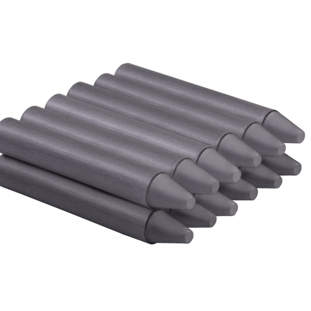 Jovi Estuche de 12 Ceras - No Manchan - sin Olor - Resistentes - Deslizamiento Suave - Faciles de Afilar - Desarrollan Motricidad Fina - Color Gris 1