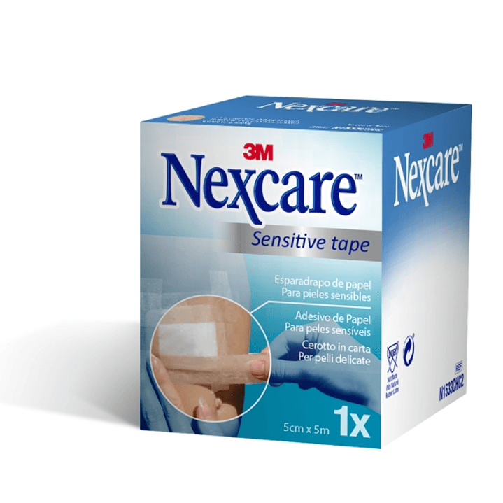 Nexcare Sensitive Esparadrapo - 50mm x 5m - Color Piel 1