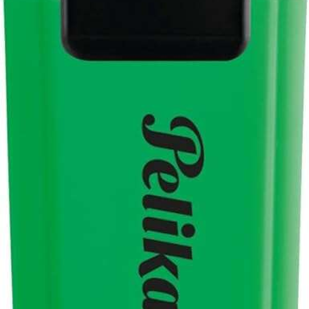 Pelikan Subrayador Textmarker Signal - Punta Biselada de 2.0mm - Tinta de Secado Rapido - Ideal para Resaltar Texto - Color Verde Fluorescente 1