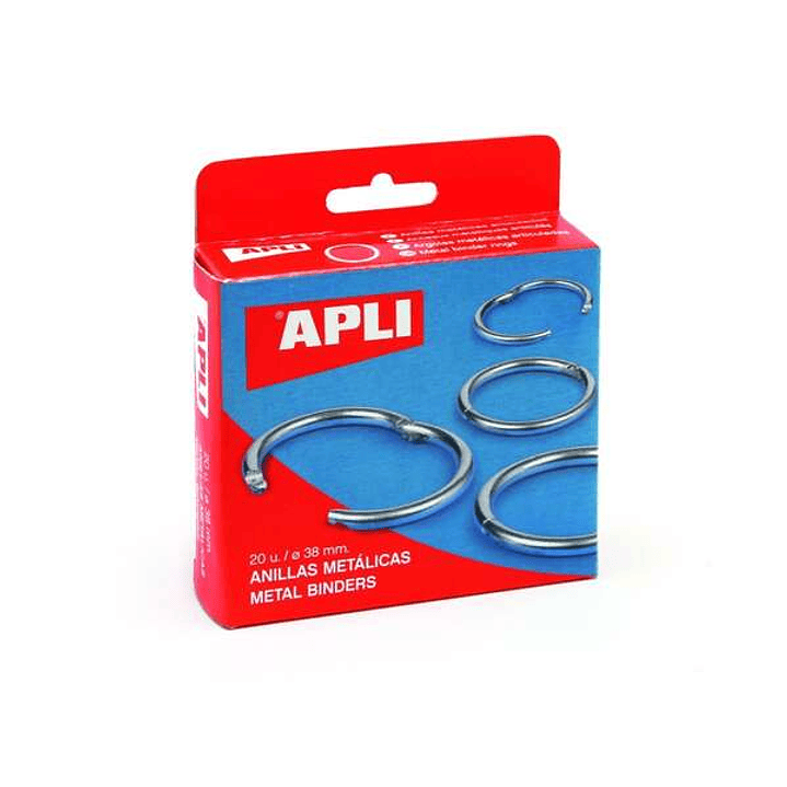 Apli Pack de 10 Anillas Metalicas Articuladas Ø46 mm 1