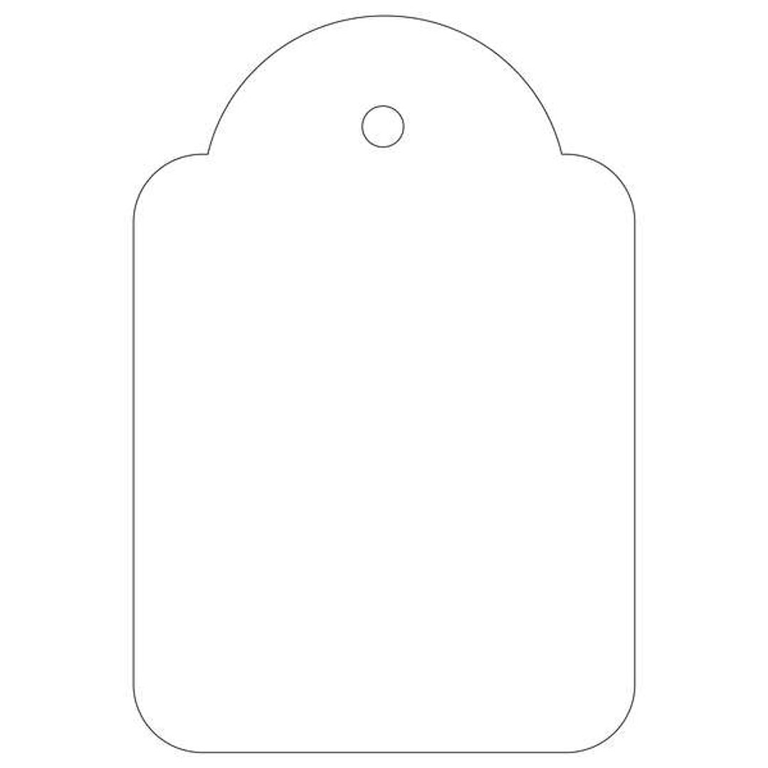 Apli Etiquetas Colgantes Blancas 36 x 53mm 100 U. 1