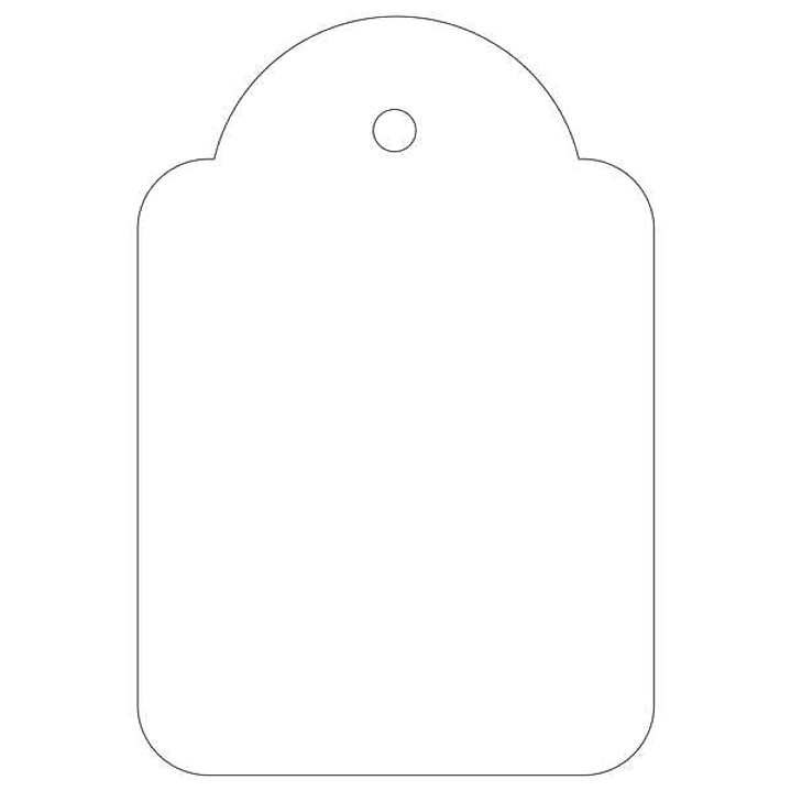 Apli Etiquetas Colgantes Blancas 36 x 53mm 100 U. 1