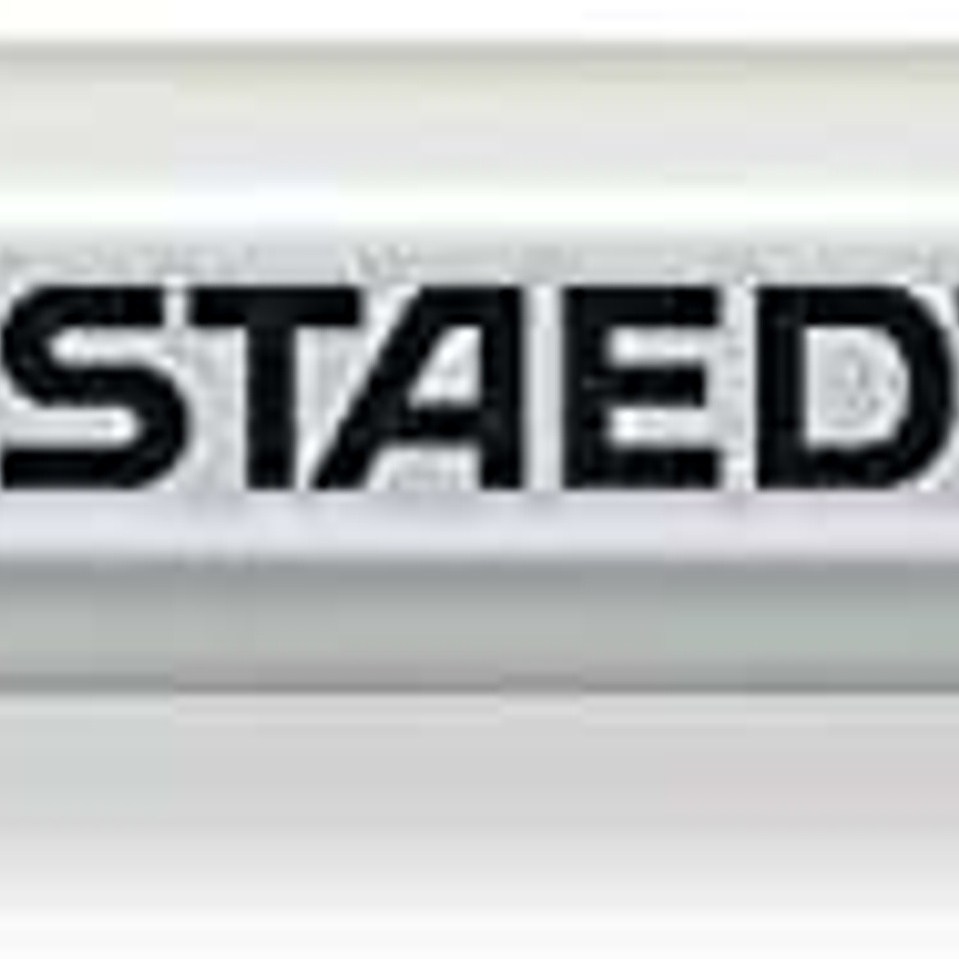 Staedtler Lumocolor 108 Lapiz de Color Hexagonal - Especial para Superfiices Lisas - Marcado Opaco - Color Blanco 1