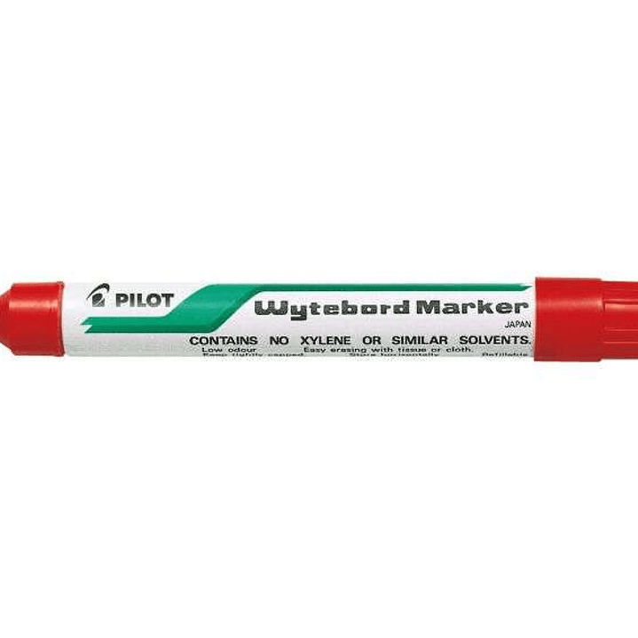 Pilot Rotulador para Pizarra Blanca - Punta Redonda de 4mm - Trazo de 1.8mm - Borrable en Seco - Color Rojo 1