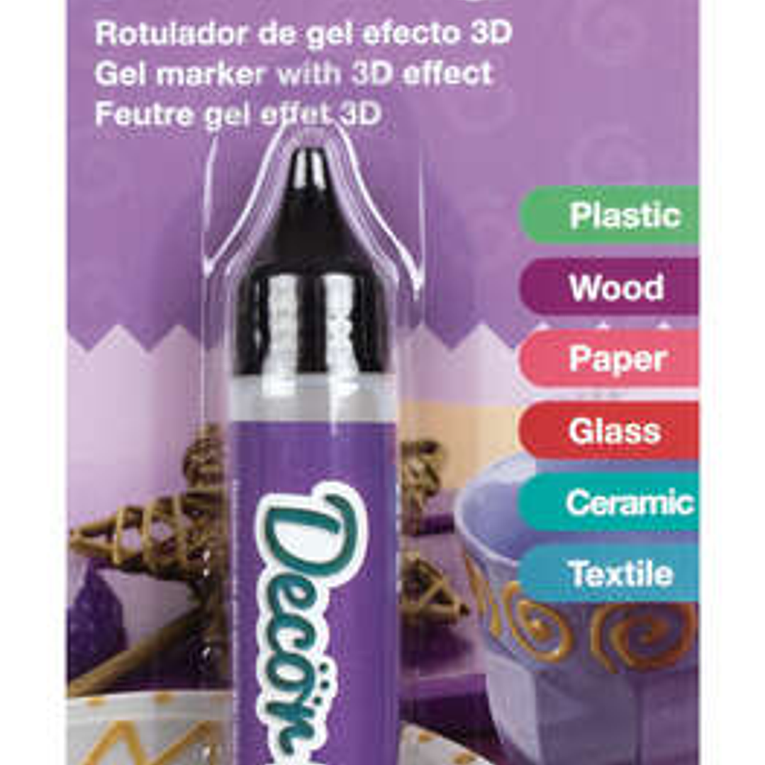 Apli Rotulador de Gel 3D Metalizado - 25ml - Personaliza Facilmente Regalos, Objetos, Tarjetas, Detalles, Fotos, Carpetas - Color Blanco Nacarado 1