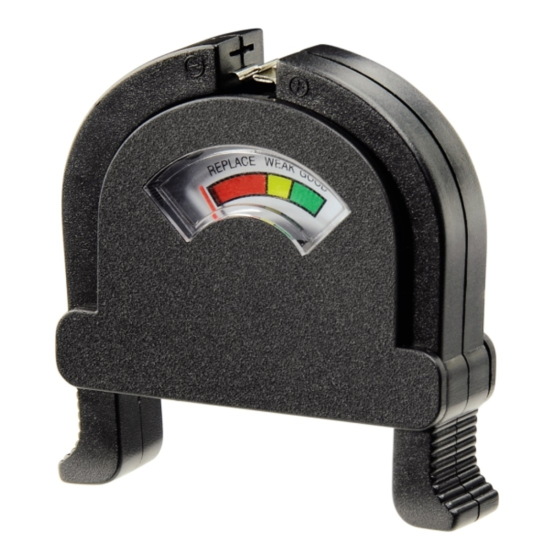 Hama Comprobador de Pilas y Baterias - Universal - Pantalla Analogica - Color Negro 1