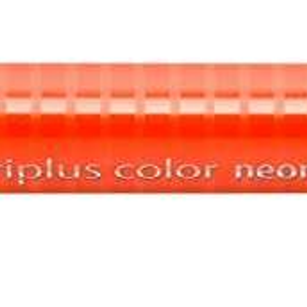 Staedtler Triplus Color 323 Rotulador de Punta Fina - Trazo 1mm Aprox - Tinta Base de Agua - Color Rojo Neon 1