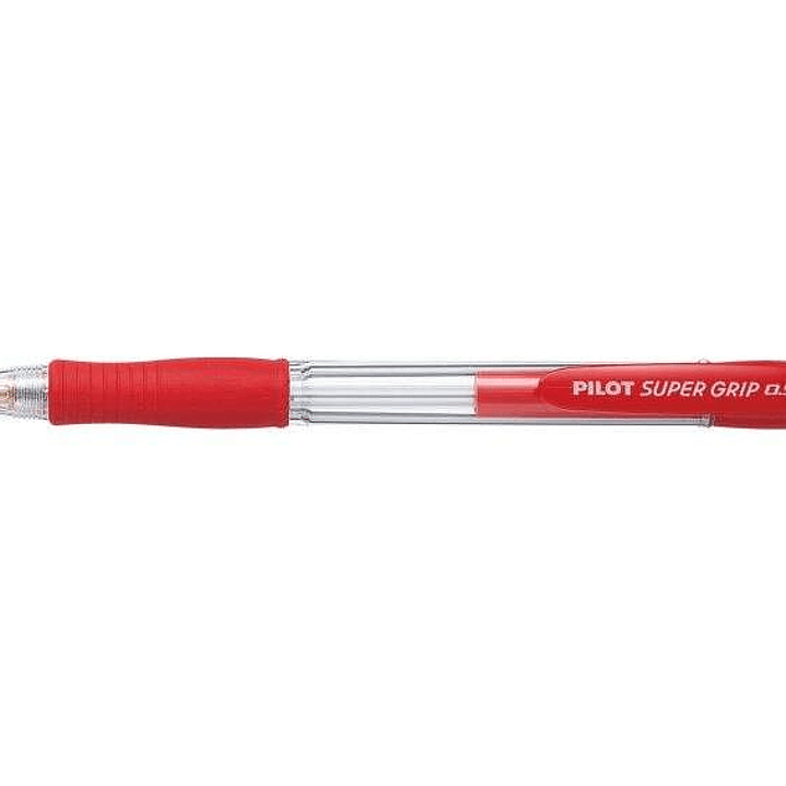 Pilot Portaminas SuperGrip H185 - Trazo 0.5mm - Mina HB - Cuerpo Rojo 1