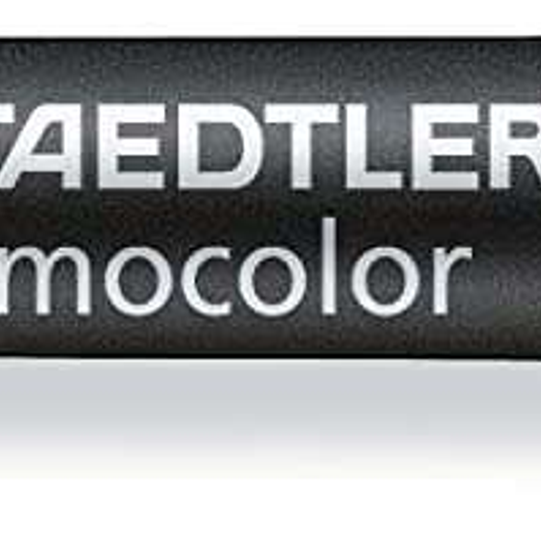 Staedtler Lumocolor 348 Rotulador Permanente de Doble Punta M y F - Secado Rapido - Color Negro 1