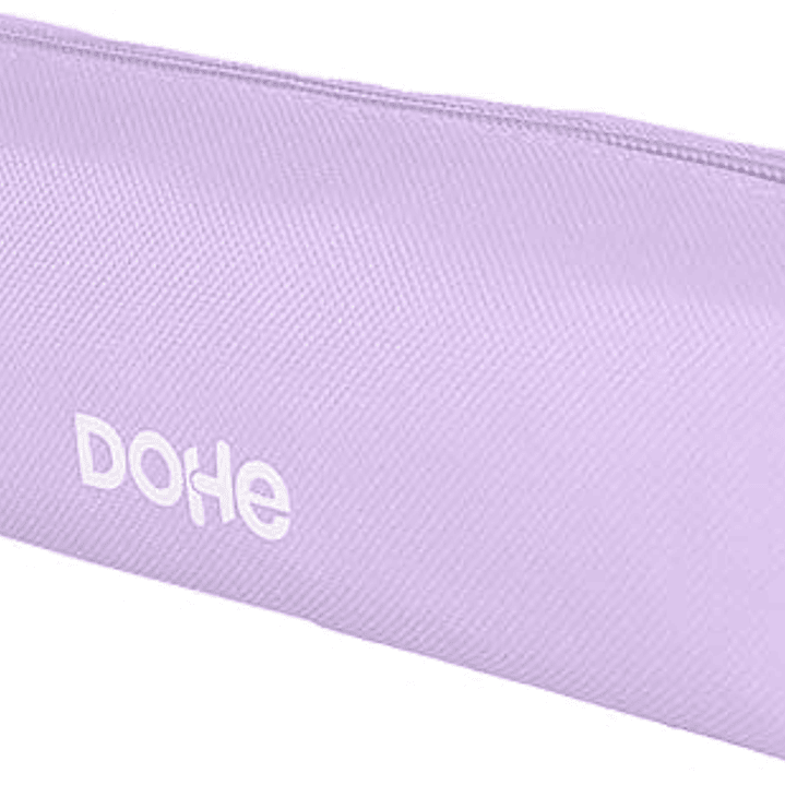 Dohe Serenity Portatodo Cuadrado - Cierre con Cremallera y Tirador de Goma - Color Morado 1