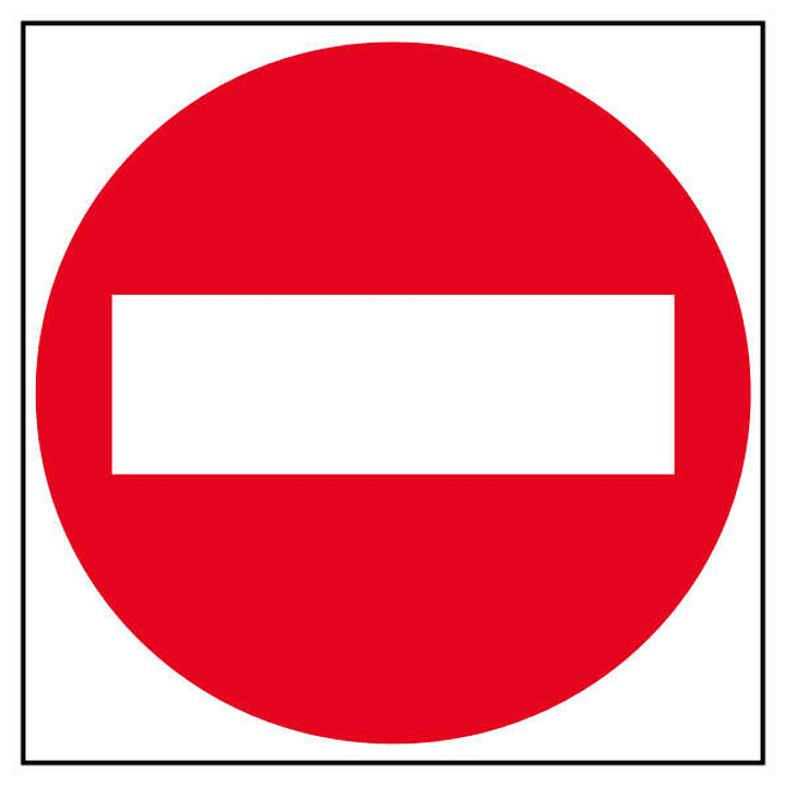 Apli Etiqueta Señalizacion Prohibido El Paso 1 U. 1