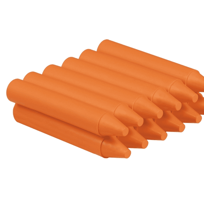 Jovi Estuche de 12 Ceras - No Manchan - No Huelen - Resistentes - Deslizan Bien - Faciles de Afilar - Desarrollan Motricidad Fina - Color Naranja 1