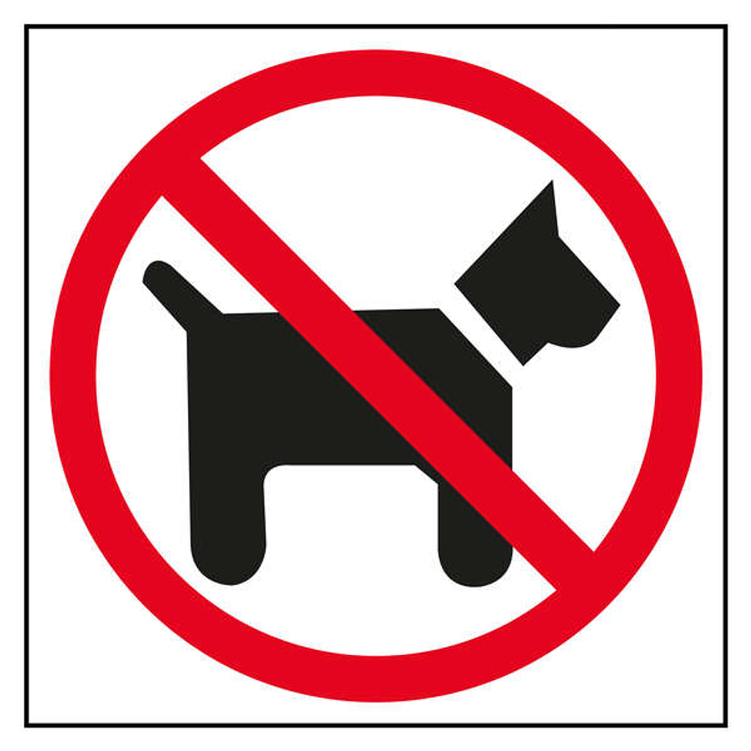 Apli Etiqueta Señalizacion Prohibido Perros 1 U. 1