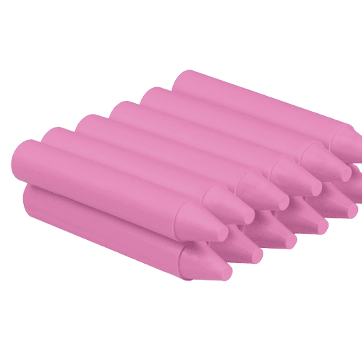 Jovi Estuche de 12 Ceras - No Manchan - No Huelen - Resistentes - Deslizan Bien - Faciles de Afilar - Desarrollan Motricidad Fina - Color Rosa 1