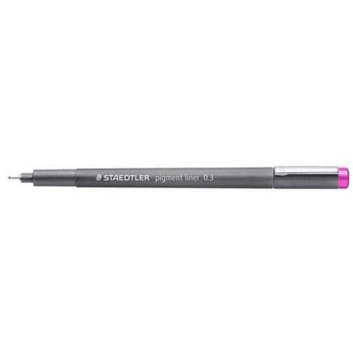 Staedtler Pigment Liner 308 Rotulador Calibrado - Trazo 0.3mm - Secado Rapido - Color Fucsia 1