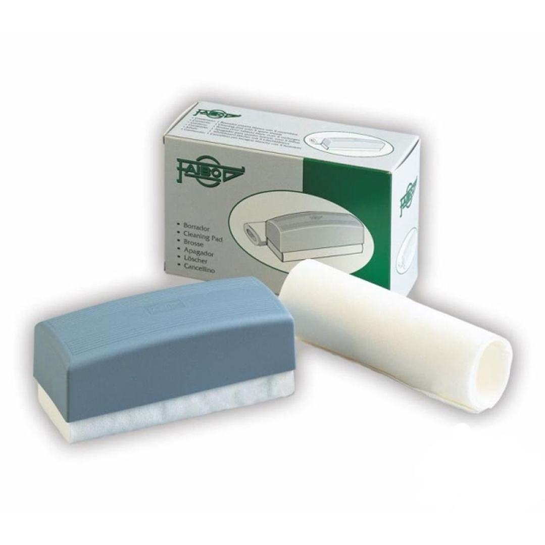 Faibo Borrador para Pizarra Blanca - Con 5 Hojas Intercambiables - Con Empuñadura de Plastico 1