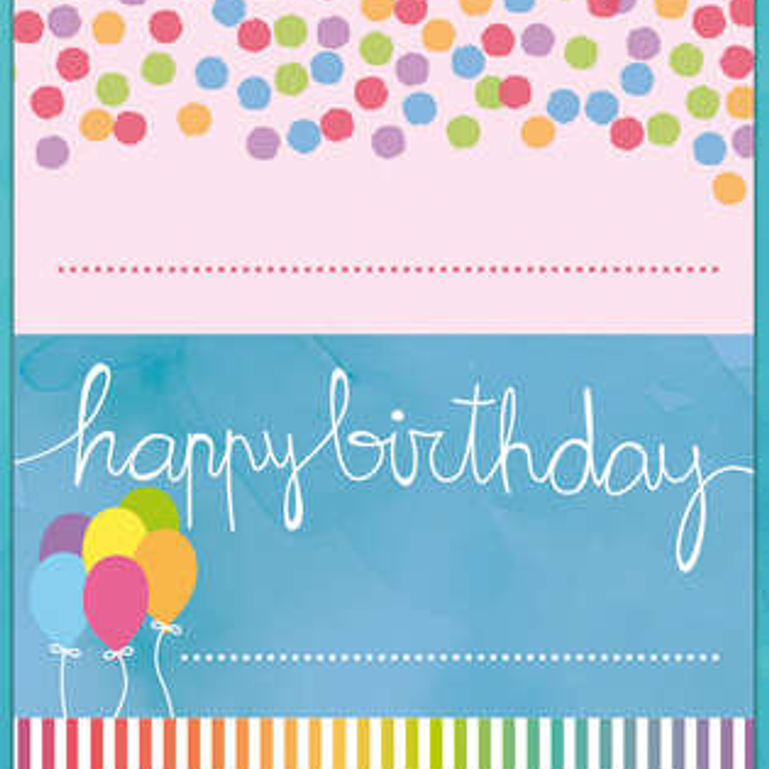 Apli Etiquetas Adhesivas Color Birthday - Tamaño 76x39mm - 9 Etiquetas de Alta Calidad - Adhesivo Permanente - Ideal para Regalos - Color Blanco 1