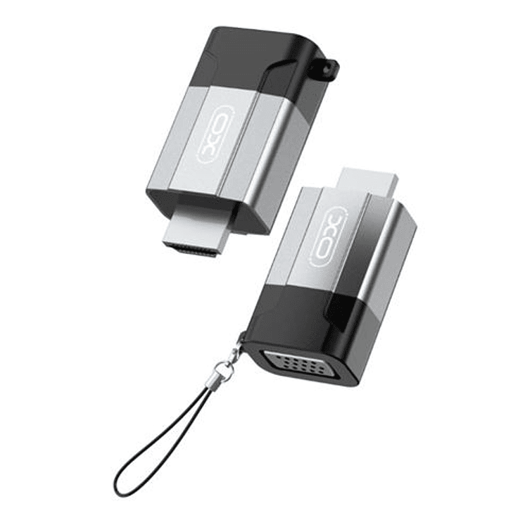 XO Adaptador HDMI - Soporta hasta 1080P - Aluminio - Color Negro 1