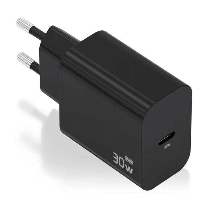 Aisens Cargador GaN 30W - USB-C PD3.0 - Color Negro 1
