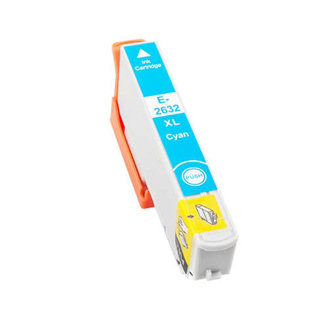 Epson T2632/T2612 (26XL) Cyan Cartucho de Tinta Generico - Reemplaza C13T26324012/C13T26124012 1
