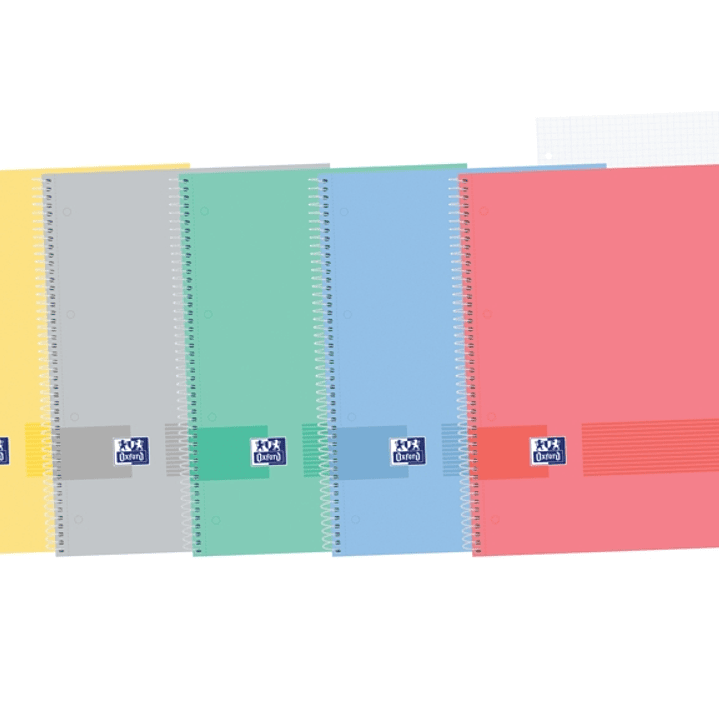 Oxford & You Europeanbook A4+ Tapa Extradura - Cuaderno con 100 Hojas - Tamaño A4+ - 5x5 con 2 Margenes 1
