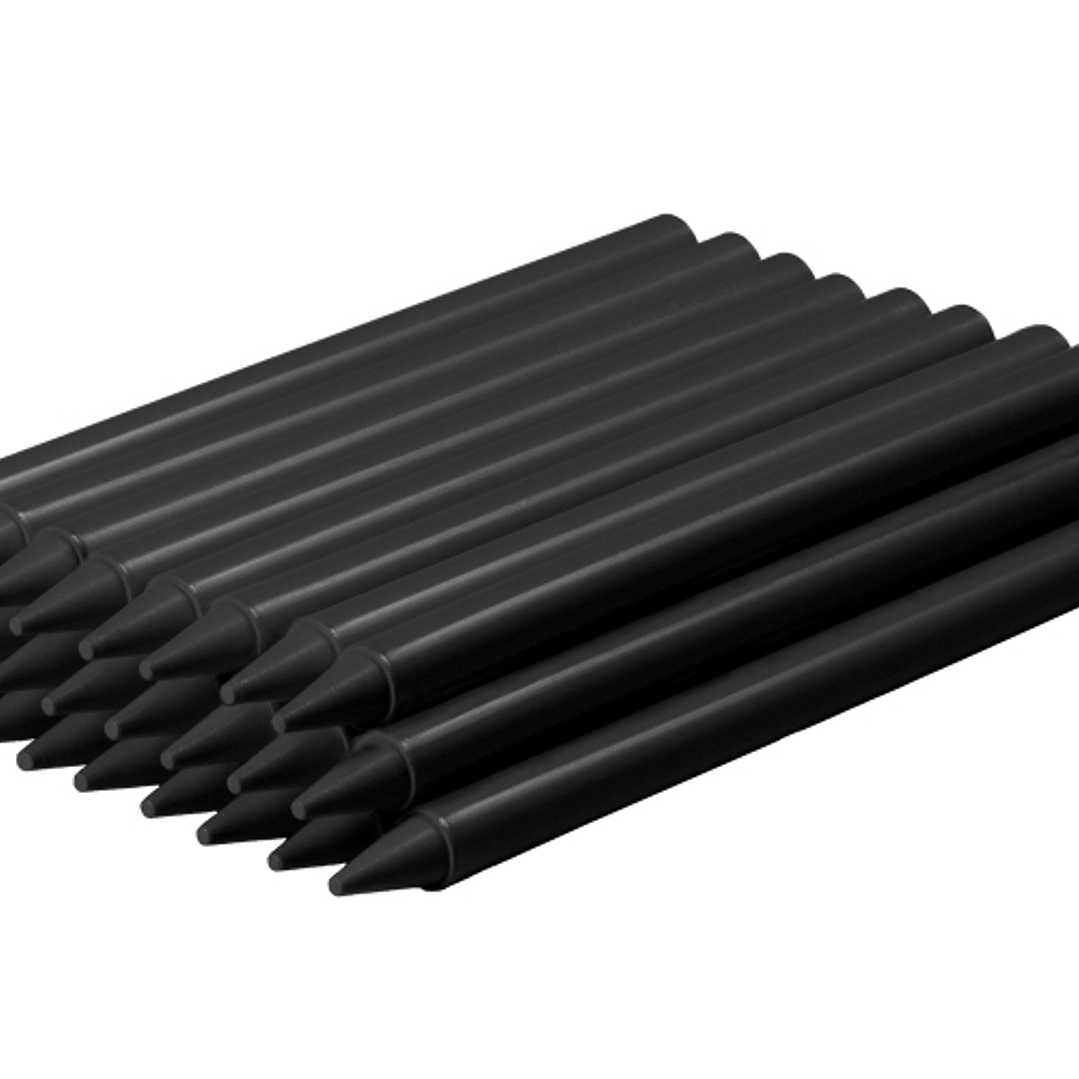 Jovi Plasticolor Estuche de 25 Ceras Plasticas - Resistentes - No Manchan - Agradable de Rayar - Acabado Brillante - Gran Duracion - Color Negro 1