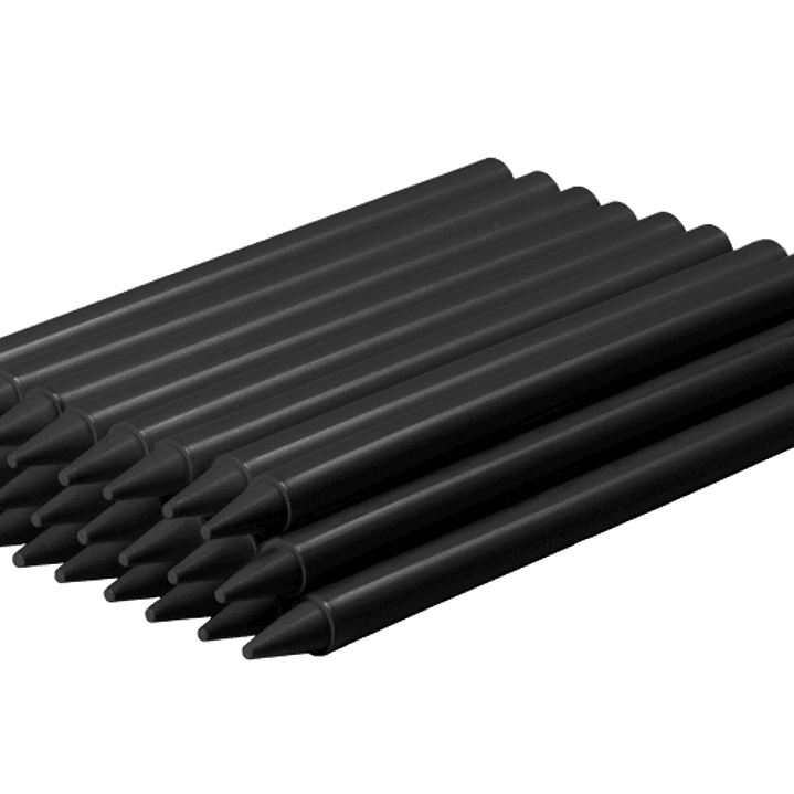 Jovi Plasticolor Estuche de 25 Ceras Plasticas - Resistentes - No Manchan - Agradable de Rayar - Acabado Brillante - Gran Duracion - Color Negro 1