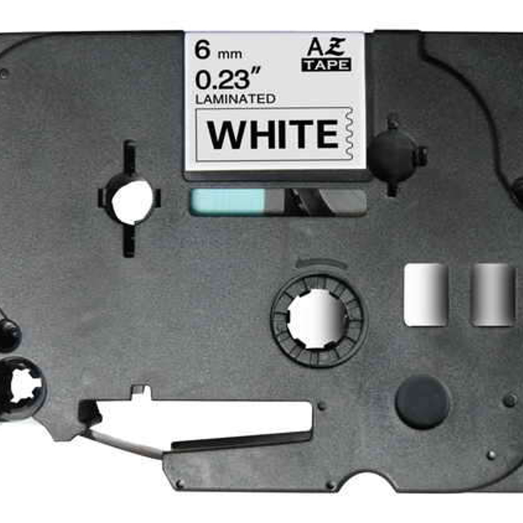 Brother TZe211 Cinta Laminada Generica de Etiquetas - Texto negro sobre fondo blanco - Ancho 6mm x 8 metros 1