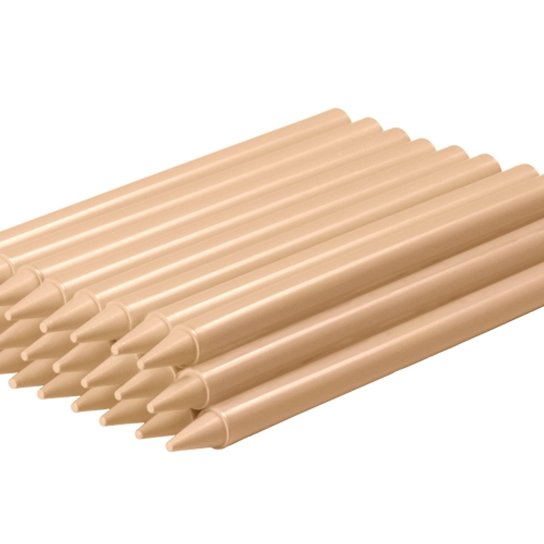 Jovi Plasticolor Estuche de 25 Ceras Plasticas - Resistentes - No Manchan - Agradable de Rayar - Acabado Brillante - Gran Duracion - Color Naranja 1